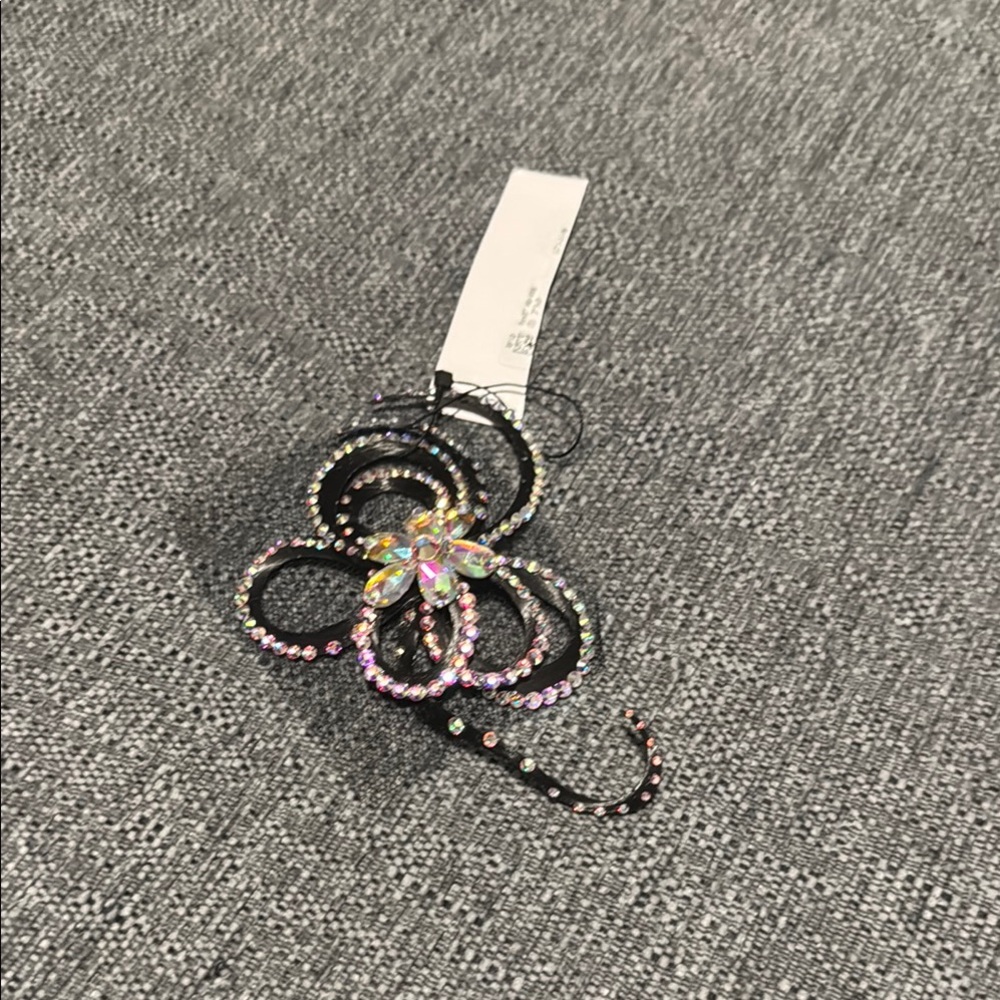 Elegant Multicolor Crystal hair piece